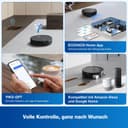ECOVACS X8 Omni Robot Vacuum Cleaner with Omni, Robot Vacuum Cleaner 18000Pa, Instant Automatic Cleaning OZMO Roller, Hot Water Wash 75°C, Automatic Emptying, Black - 7