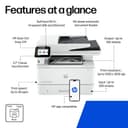 HP Laserjet Pro MFP 4102dw Laser Printer | Black and White | Printer for Small Medium Business | Print, Copy, Scan, ADF | 2-Sided Printing | Dual-Band Wi-Fi, Ethernet - 4