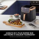Ninja Air Fryer MAX PRO, 6,2 L, Grand tiroir, rôtir, cuire au four, frire sans huile, familial, antiadhésif, panier/plaque croustillante compatibles lave-vaisselle, pinces, noir/cuivre, AF180EUCP - 7