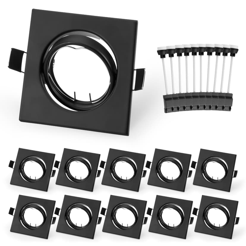 Leselux Projecteurs Spot Encastrable GU10 Set, 10 Pièces … - 1