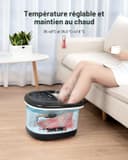 Bain de Pieds Hydromasseur RENPHO avec Chauffage Rapide, Massage Automatique et Jets de Bulles Puissants, Rouleaux de Massage Shiatsu, Pédicure pour les Pieds Fatigués,Température Réglables - 3