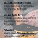 Mirka Abranet net sanding disc Ø 150 mm Hook & loop/Grit P80 / 50 pcs/for sanding wood, walls, metal, aluminium, stainless steel, filler, varnish, plastic / 5424105080 - 5