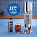 Sodastream - Set of 6 x Pepsi Max concentrates, sugar-free, 100% original flavour, with measuring cap, 6 x 440 ml. - 5