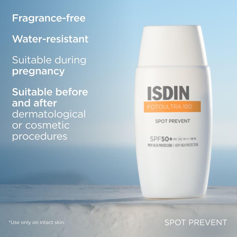 ISDIN FotoUltra Spot Prevent Fusion Fluid SPF50+ (50ml) | Prevents sun spots | Pevents changes in skin pigmentation - 5