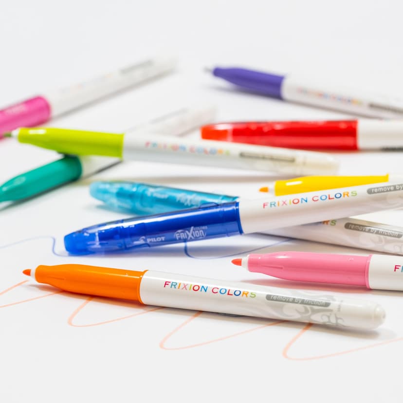 Pilot Frixion Colors Erasable Fibre Tip Colouring Pen - Assorted, Pack of 12 - 3