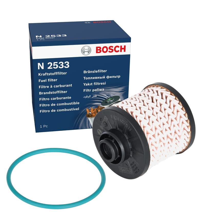 Bosch N2533 Car Diesel Filter - Separates Particles and Water from Fuel - Protects the Injection System - 1