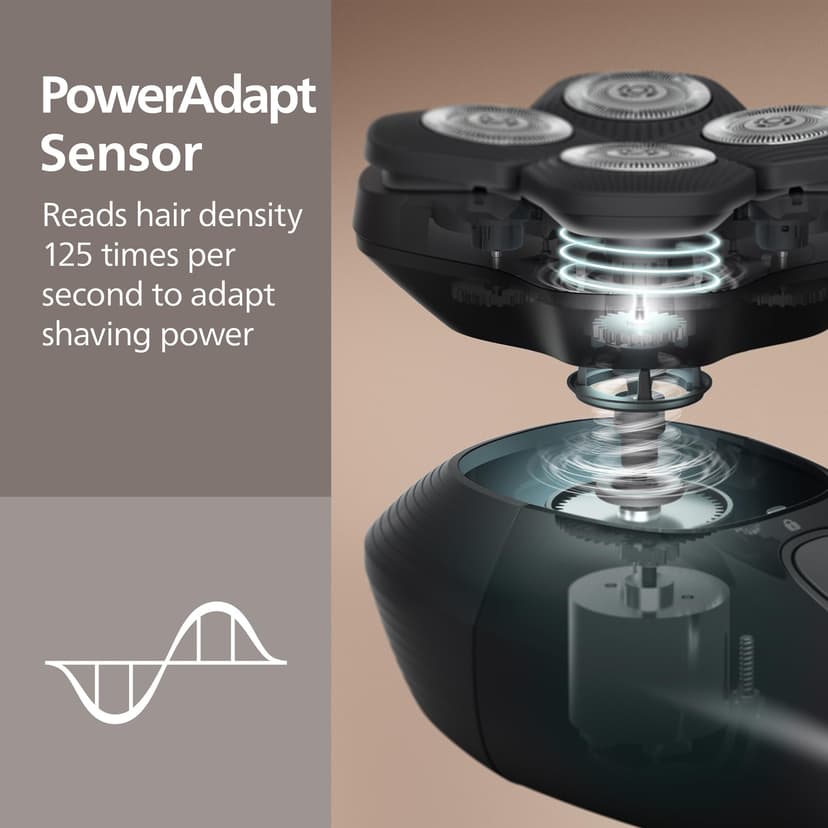 Philips Head Shaver Pro 5000 Series - Skull Shaver for Men and Women, 360° Flexing Head & ComfortCut Blades for Clean Shave, Gentle on Skin, Model HS5980/15 - 6