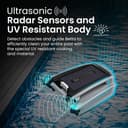 Betta SE Plus - Solar Powered Robotic Pool Surface Skimmer with Dual Charging Options and 30-Hour Continuous Cleaning Battery Power, Shallow Water Safeguard, and Twin Salt Chlorine Tolerant Motors - 8