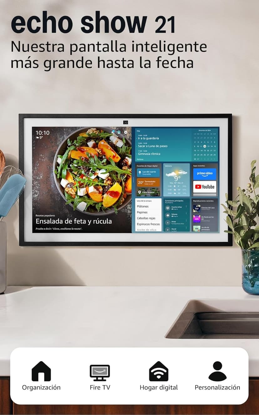 Amazon Echo Show 21 (Nouvelle génération) | Superbe écran… - 1
