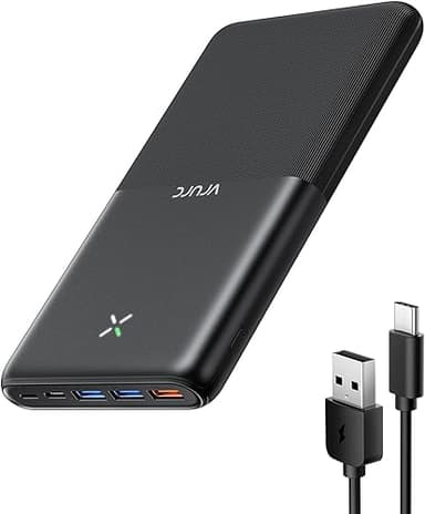 VRURC Batterie Externe 30000mAh USB C Power Bank Haute Ca…