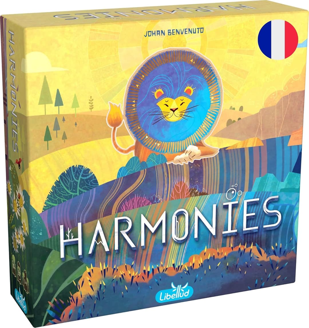 Libellud - Asmodee - Harmonies - Board Games - Family and Friends Games - Creation of Landscapes and Habitats for Animals - Strategy and Creativity - For Ages 10 and Above - French Version