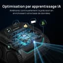 WYBOT (Nouveau Modèle) Robot Piscine sans Fil C2 Vision-A avec caméra IA, Filtration Ultra-Fine, Forte Aspiration, Nettoyage Fond/parois & Ligne d’Eau, Navigation Intelligente – NoirVertProfond - 3