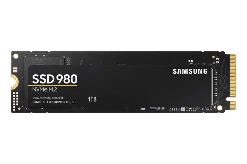 Samsung 980 1 TB PCIe 3.0 (up to 3.500 MB/s) NVMe M.2 Internal Solid State Drive (SSD) (MZ-V8V1T0BW) - 1