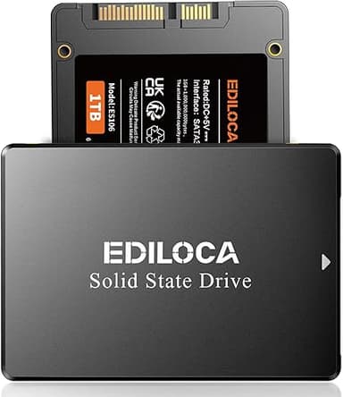 Ediloca 128GB SSD, Internal Solid State Drives, 2.5" SATA…