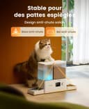 oneisall Distributeur d'eau et d'alimentation Automatique pour Chat, 36 Tasses/8,5 l, 2 en 1, Nourriture Propre, Eau Douce, Grande capacité, Distributeur de Nourriture pour Chat chronométré et - 7