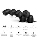 Philips Hue Secure, Caméra HD 1080P sans Fil, Utilisation intérieure ou extérieure, contrôle avec Une Seule Application, Noir - 3