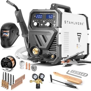 STAHLWERK Poste à souder MIG/MAG 200 ST – Kit complet – I…