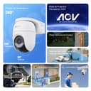 EZVIZ 2K+ Caméra Extérieure sans Fil avec Mode AOV, Caméra à Batterie PT avec Détection de Personnes et de Véhicules, Vision Nocturne Couleur & Défense Active, WiFi 6, CB8 Lite 4MP+5W Panneau Solaire - 2