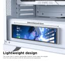 TZMRIT 9.16 Inch Universal LCD Screen Display for PC, Customizable ARGB Frame, Temperature Display Panel, Mini Monitor, with Preset & DIY Themes for Gaming PC Case/CPU Cooler (WH) - 4