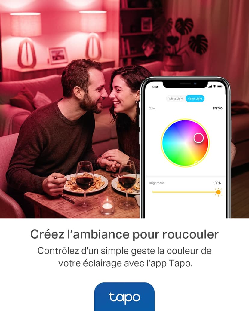 TP-LINK Smart Wi-Fi Light Bulb Multicol - 3