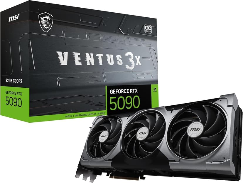 MSI GeForce RTX 5090 32G VENTUS 3X OC Graphics Card - RTX… - 1