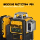 DEWALT - Laser en croix vert XR 12V 3x360°, avec 1x batterie 2Ah, DCE089D1G-QW - 8