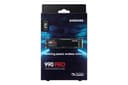 Samsung 990 PRO NVMe M.2 SSD, 4 TB, PCIe 4.0, 7,450 MB/s read, 6,900 MB/s write, Internal SSD, For gaming and video editing, MZ-V9P4T0BW - 4
