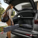 VOUNOT® Set of 2 Loading Ramps, Heavy Duty Foldable Galvanized Metal Ramps Non-Slip with Hook Safety Straps for Van, Lawnmower, ATV, Quad Motorcycle, 800 kg Max Loading - 7