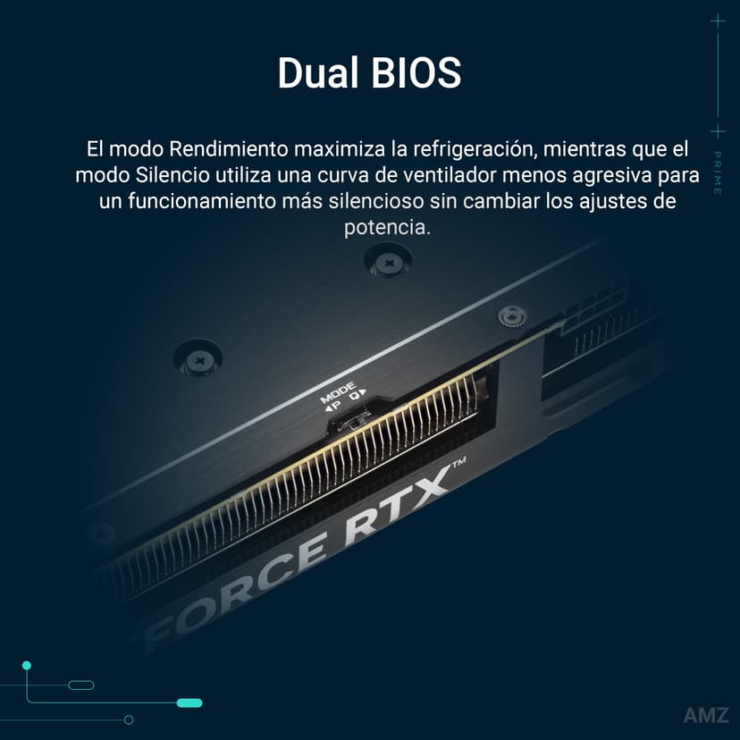 ASUS Prime NVIDIA GeForce RTX 5060 OC Edition, Graphics Card 8GB GDDR7, 128 Bit, PCIe 5.0, 3 Axial-Tech Fans, 1 HDMI 2.1, 3 DisplayPort 2.1, GPU Tweak III, Black, PRIME-RTX5060-O8G - 6