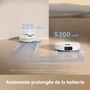 DREAME D20 Robot Aspirateur, 13 000 Pa, Brosse Duo pour Poils d'Animaux, Navigation Laser, Aspirateur et Laveur 2-en-1, Sols Durs et Tapis/Moquettes, Batterie 5 200 mAh, Application et Commande Vocale - 6