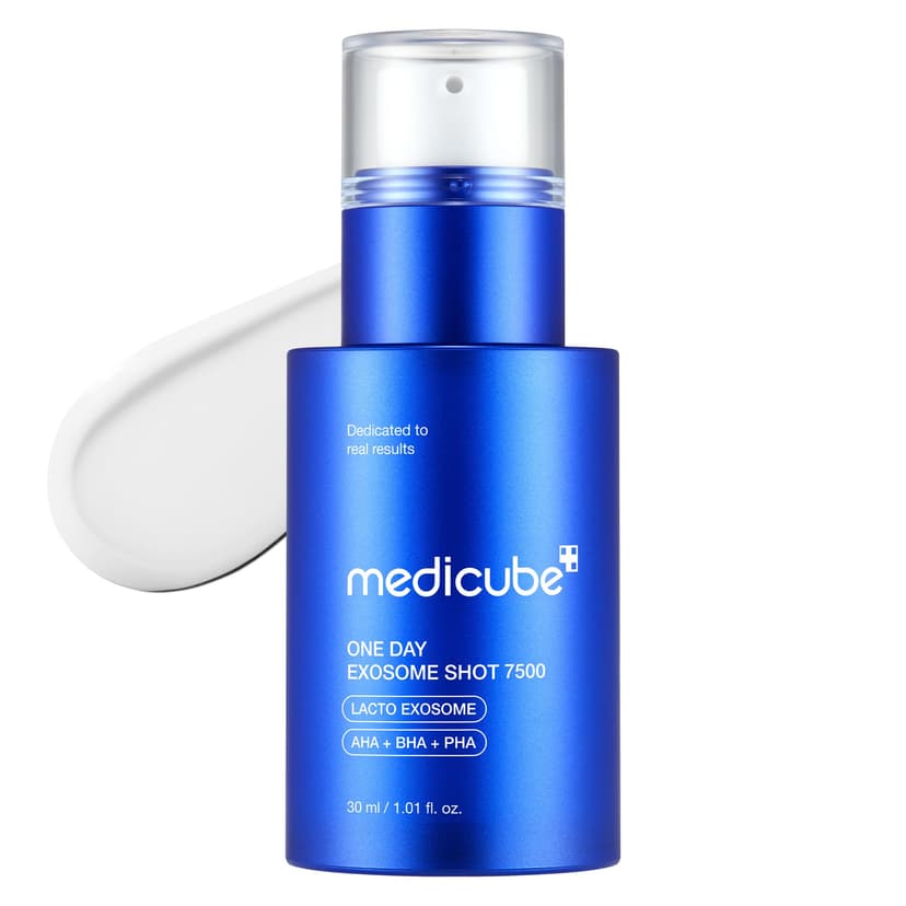 medicube Zero Exosome Shot 7,500 PPM Spicule Facial Serum | Liquid Skin Booster Serum | Exosome, AHA+BHA+PHA | Pore Care, Dead Skin Cells, Skin Texture | Korean Skin Care 30 - 1