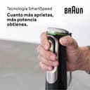 Braun MultiQuick 9 MQ Hand Blender - with Active PowerDrive and SplashControl, incl. Masher, Vegetable Masher, Blender, Chopper & Whisk, 1200 Watt, Black/Stainless Steel - 9