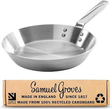 Samuel Groves 26cm Stainless Steel Frying Pan - Tri-Ply F…