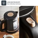 Tefal KI5338 Includeo Kettle | Capacity 1 Litre | Non-Slip Handle | Easy to Read Water Level | 360° Swivel Base | Removable Filter | Black/Copper - 6