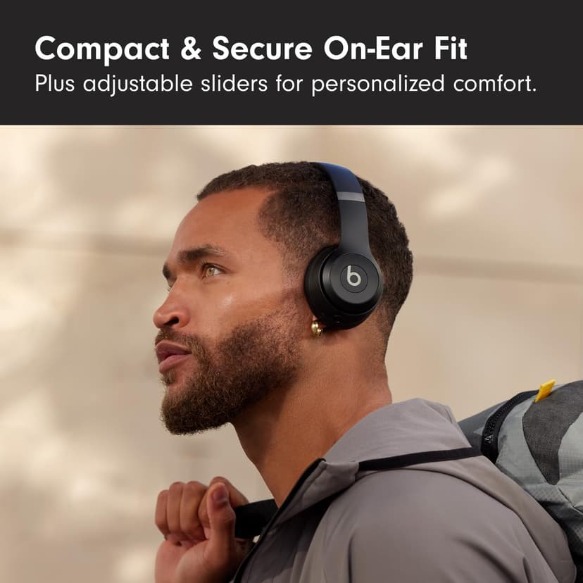 Beats Solo 4 – Casque Supra-auriculaire sans Fil Bluetooth, Apple et Android Compatible, 50 Heures d’autonomie – Noir Mat - 3