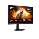 AOC Q27G4XD 27 inch WQHD Gaming Monitor 180Hz, Fast IPS Panel, 0.5ms MPRT, Adaptive Sync, HDR400, G-Sync Compatible, Height Adjustment, (2560x1440 HDMI 2x 2.0 DP 1x 1.4) Black - 1