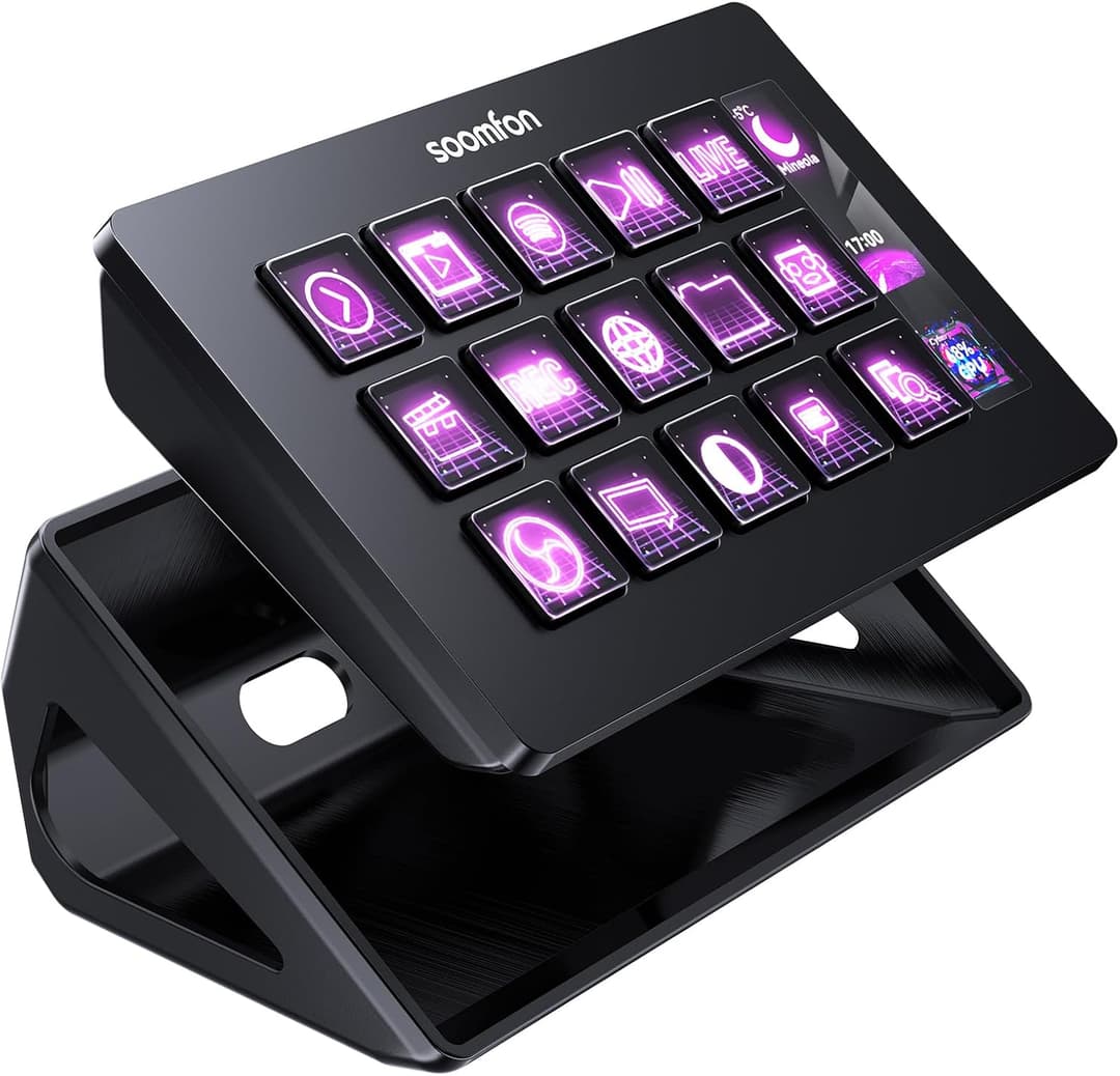 SOOMFON Stream Control Deck Studio Stream Controller with…