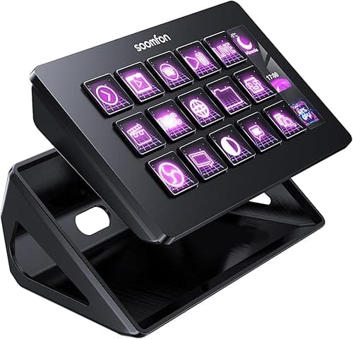 SOOMFON Stream Control Deck Studio Stream Controller with…