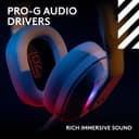 Logitech G Astro A20 X LIGHTSPEED Wireless Gaming Headset for PS5, Xbox, Nintendo Switch/Switch 2, PC with 2-system PLAYSYNC Audio, Bluetooth, LIGHTSYNC RGB, and 48 kHz Boom Mic - White - 8