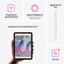 Apple iPad mini (A17 Pro): Apple Intelligence, 8.3-inch Liquid Retina Display, 512GB, Wi-Fi 6E, 12MP Front/12MP Back Camera, Touch ID, All-Day Battery Life — Purple - 4