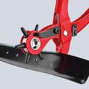 Knipex Pince emporte-pièces revolver revêtement poudre, rouge 220 mm, 90 70 220 EAN - 5