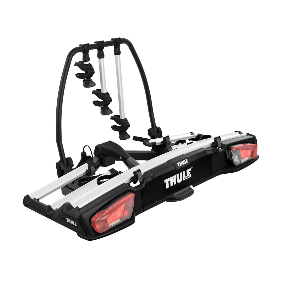 Thule VeloSpace XT 3-Bike Tow Bar Bicycle Carrier Black/A…