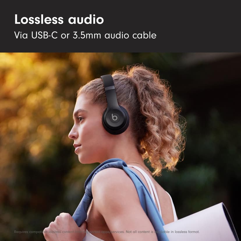 Beats Solo 4 – Casque Supra-auriculaire sans Fil Bluetooth, Apple et Android Compatible, 50 Heures d’autonomie – Noir Mat - 7