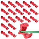 Pack of 20 Connection Terminals, Clip for Cable for Robotic Lawnmowers, Boundary Cable Charging Station, T-Branch Connector, Quick Connector, Power Thief Lawnmower e.g. Husqvarna, Gardena, Lawn Robot - 1