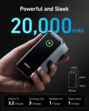 Anker Prime Power Bank, 20,000mAh Portable Charger with 200W Output, Smart Digital Display, 2 USB-C and 1 USB-A Port Compatible with iPhone 16/15/14/13 Series, Samsung, Dell, and More - 4