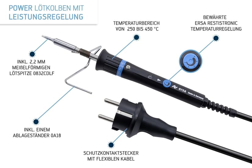ERSA PTC70 Fer à souder avec contrôle de température - 2