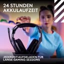 Logitech G Astro A50 LIGHTSPEED, casque gaming sans fil + station d’accueil (Gen 5), PRO-G GRAPHENE, basculement entre 3 systèmes, USB-C vers Xbox, PS5, PC, Nintendo Switch, Switch 2, Bluetooth - Noir - 8