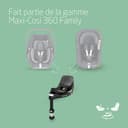 Maxi-Cosi FamilyFix 360 i-Size Base, Rotating Car Seat System, 360 Swivel ISOFIX Base, 0-4 Years (40-105 cm), One-Hand FlexiSpin Rotation, TravelSafe Rotation Control, Click & Go, Black - 8