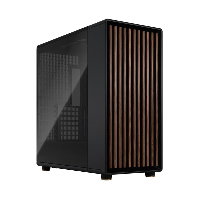 Fractal Design North XL Charcoal Black TG- three 140mm Aspect PWM fans included- Type C USB- EATX airflow full tower PC gaming case - 1