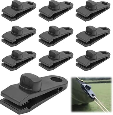 Lot de 10 Clips de bâche résistants, Design en Dents de S…